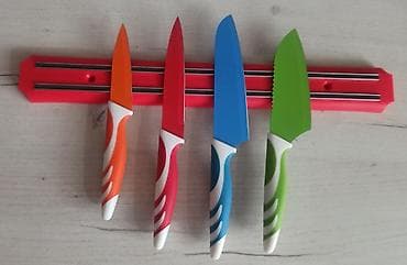 Set kuhinjskih noževa sa zidnim magnetnim držačem (Zephyr) Kvalitetan at lalafo.rs — 2 Set kuhinjskih noževa sa zidnim magnetnim držačem (Zephyr) Kvalitetan — 2