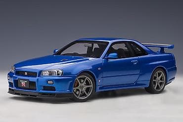 Art & Collectibles: 💙 Nissan Skyline GT-R (R34) V-Spec II – Bayside Blue – 1:18 – Autoart at lalafo.rs — 1 Art & Collectibles: 💙 Nissan Skyline GT-R (R34) V-Spec II – Bayside Blue – 1:18 – Autoart — 1