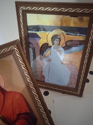 Uramljene ikone – Anđeo & Bogorodica (13 × 18 cm) Lepi, nežni na lalafo.rs — 5 Uramljene ikone – Anđeo & Bogorodica (13 × 18 cm) Lepi, nežni — 5