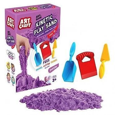 Creative & Educational Toys: Kinetički pesak Art Craft – ljubičasti, 1000 g - Mek, gipak i uvek at lalafo.rs — 1 Creative & Educational Toys: Kinetički pesak Art Craft – ljubičasti, 1000 g - Mek, gipak i uvek — 1