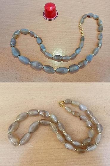 Ogrlica AHAT 3 poludragi kamen. Dužina-obim oko 60 cm, dužina na lalafo.rs — 4 Ogrlica AHAT 3 poludragi kamen. Dužina-obim oko 60 cm, dužina — 4