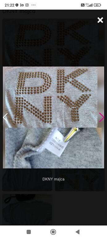 DKNY ženska majica kratkih rukava - Boja: siva melirana - Kroj na lalafo.rs — 4 DKNY ženska majica kratkih rukava - Boja: siva melirana - Kroj — 4