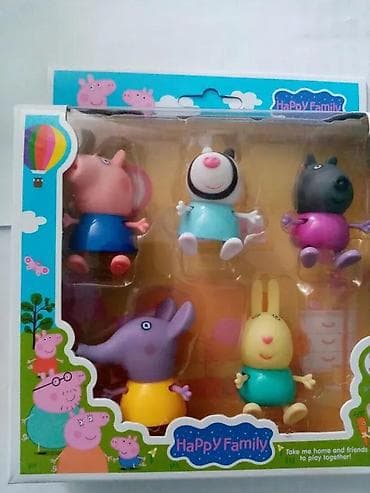 DRUZINA PEPE PRASETA NOVO SET OD 5 FIGURA SAMO 599 DINARA | Cene na lalafo.rs DRUZINA PEPE PRASETA NOVO SET OD 5 FIGURA SAMO 599 DINARA | Cene