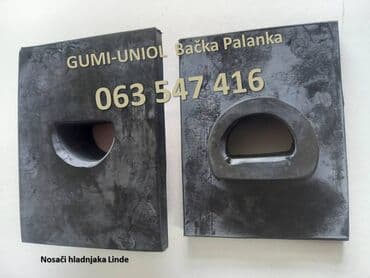 Gumeni nosači hladnjaka za viljuškar Linde i Still U setu dobijate na lalafo.rs Gumeni nosači hladnjaka za viljuškar Linde i Still U setu dobijate