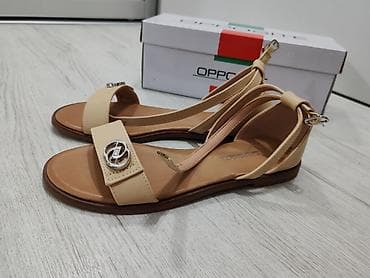 Prelepe, kvalitetne ravne sandale u krem/braon boji NOVO Broj 38 na lalafo.rs — 3 Prelepe, kvalitetne ravne sandale u krem/braon boji NOVO Broj 38 — 3