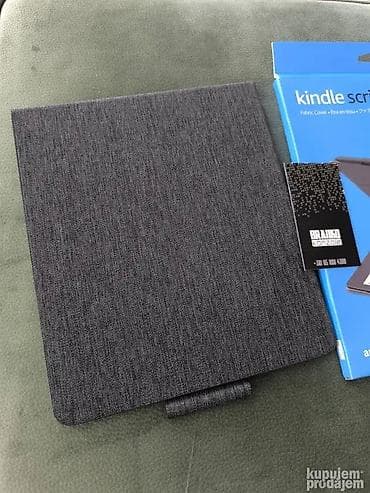 Amazon Kindle Scribe Fabric Folio Cover - Black/Grey ORIGINAL na lalafo.rs — 3 Amazon Kindle Scribe Fabric Folio Cover - Black/Grey ORIGINAL — 3