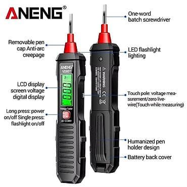 Voltmetar Tester napona Detektor Aneng VD807 Pametni voltmetar na lalafo.rs — 4 Voltmetar Tester napona Detektor Aneng VD807 Pametni voltmetar — 4