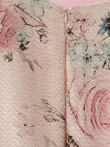 Dečija svečana haljina sa floralnim printom - Model: A-kroj sa na lalafo.rs — 5 Dečija svečana haljina sa floralnim printom - Model: A-kroj sa — 5