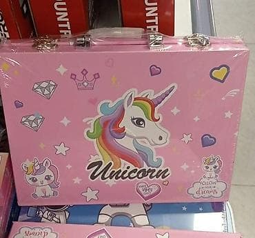 Dečiji setovi za crtanje i bojenje, spakovani u prenosivi kofer 🦄🦄🦄 na lalafo.rs — 2 Dečiji setovi za crtanje i bojenje, spakovani u prenosivi kofer 🦄🦄🦄 — 2