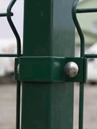 Obujmica metalna za stub 60x40 – cink + PVC (za 3D i 2D panel) 📍 na lalafo.rs — 4 Obujmica metalna za stub 60x40 – cink + PVC (za 3D i 2D panel) 📍 — 4