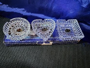 Pepeljare nove kristal,Zajecar 70te. Set od 3 pepeljare Zajecar na lalafo.rs — 2 Pepeljare nove kristal,Zajecar 70te. Set od 3 pepeljare Zajecar — 2