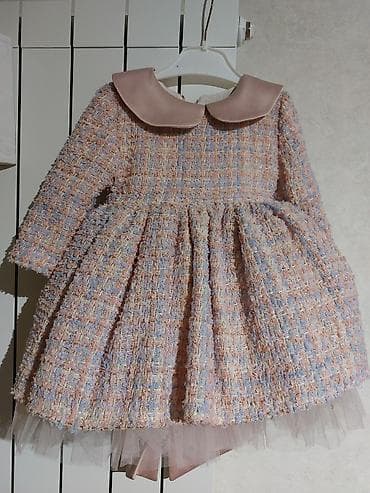 Dečija svečana haljina sa dugim rukavima - Materijal: tvida nalik na lalafo.rs — 5 Dečija svečana haljina sa dugim rukavima - Materijal: tvida nalik — 5