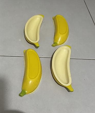 Set posuda u obliku banane – 4 komada - Dizajn: polovine banane (žuta na lalafo.rs — 1 Set posuda u obliku banane – 4 komada - Dizajn: polovine banane (žuta — 1