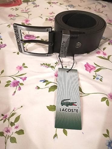 Novi muski kozni markirani kais Lacoste. Zemlja porekla Turska na lalafo.rs — 3 Novi muski kozni markirani kais Lacoste. Zemlja porekla Turska — 3