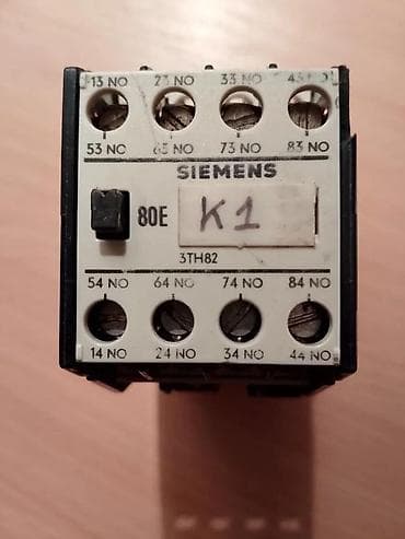SIEMENS POMOĆNI KONTAKTOR 3TH82 80 -OA | SIEMENS pomoćni kontaktor na lalafo.rs SIEMENS POMOĆNI KONTAKTOR 3TH82 80 -OA | SIEMENS pomoćni kontaktor