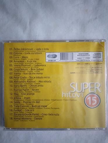Cassettes, CDs & DVDs: CD Super hitovi 18 pesama at lalafo.rs — 3 Cassettes, CDs & DVDs: CD Super hitovi 18 pesama — 3