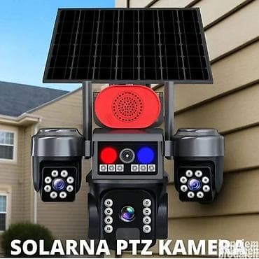 Solarna PTZ Kamera sa tri sočiva 4G 25mpix Solarno napajana WiFi na lalafo.rs Solarna PTZ Kamera sa tri sočiva 4G 25mpix Solarno napajana WiFi