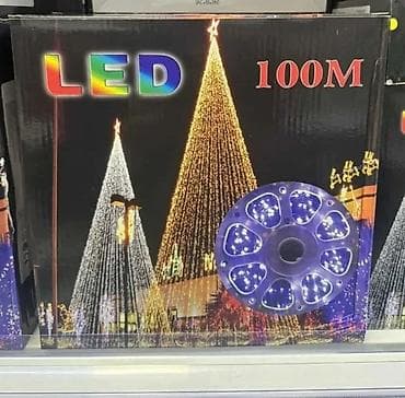 LED svetleća zavesa/traka – 50 m - Dužina: 50 metara (namotana na na lalafo.rs — 5 LED svetleća zavesa/traka – 50 m - Dužina: 50 metara (namotana na — 5