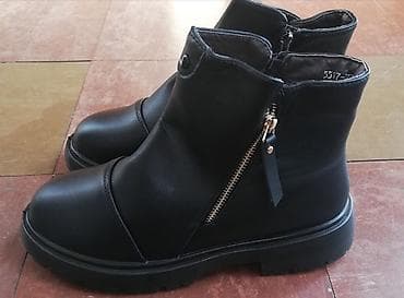 Čizme ženske br. 41 – NOVO! - Model: kratke zimske čizme, crne boje - na lalafo.rs — 4 Čizme ženske br. 41 – NOVO! - Model: kratke zimske čizme, crne boje - — 4