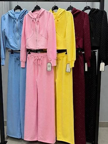 Sweatsuit Sets: 04. Komplet trenerka 4.100 dinara💛💙🩷 A at lalafo.rs — 6 Sweatsuit Sets: 04. Komplet trenerka 4.100 dinara💛💙🩷 A — 6