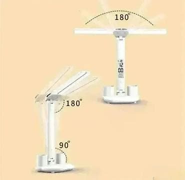 USB LED punjiva lampa sa satom i ventilatorom 3 u 1 multifunkcionalna na lalafo.rs — 2 USB LED punjiva lampa sa satom i ventilatorom 3 u 1 multifunkcionalna — 2
