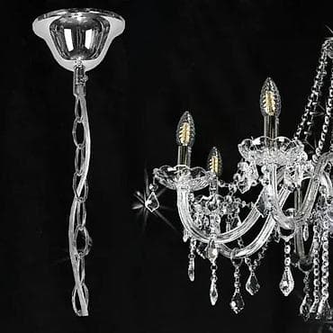 Stilski lusteri: MEGGA, MOZART LUSTER 6R E14 CH CL, 009643 Luksuzni kristalni luster sa na lalafo.rs — 2 Stilski lusteri: MEGGA, MOZART LUSTER 6R E14 CH CL, 009643 Luksuzni kristalni luster sa — 2