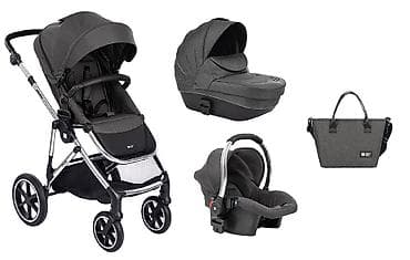 Komplet za bebe 3 u 1 – kolica, korpa (gondola), auto-sedište i torba na lalafo.rs Komplet za bebe 3 u 1 – kolica, korpa (gondola), auto-sedište i torba