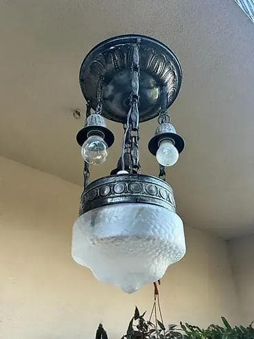 Antique Lamps: Stari secesijski luster br. 2 Stari luster - Secesija U dobrom stanju at lalafo.rs — 4 Antique Lamps: Stari secesijski luster br. 2 Stari luster - Secesija U dobrom stanju — 4