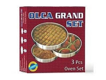 OLCA SET TEPSIJA OKRUGLA 3/1 INOX | Tepsije - aluminijum, emajl na lalafo.rs OLCA SET TEPSIJA OKRUGLA 3/1 INOX | Tepsije - aluminijum, emajl