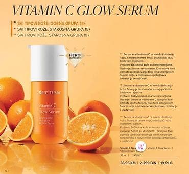 cista koza broj: DR. C. TUNA kolekcija za negu kože i kose 1) Vitamin C Glow Serum – na lalafo.rs — 1 cista koza broj: DR. C. TUNA kolekcija za negu kože i kose 1) Vitamin C Glow Serum – — 1