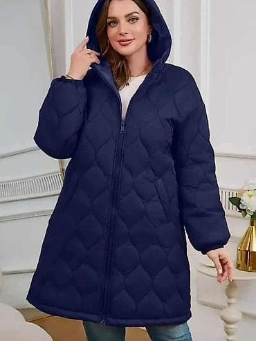 🔥Ženska prošivena jakna s kapuljačom – tamnoplava Cena: 4400 din na lalafo.rs — 1 🔥Ženska prošivena jakna s kapuljačom – tamnoplava Cena: 4400 din — 1