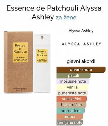 original esprit: Parfem "Essence de Patchouli" od Alyssa Ashley, zapremine 50ml. Ovaj at lalafo.rs — 3 original esprit: Parfem "Essence de Patchouli" od Alyssa Ashley, zapremine 50ml. Ovaj — 3