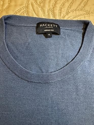 Muški džemper Hackett London – Merino Silk, veličina XL - Model na lalafo.rs — 2 Muški džemper Hackett London – Merino Silk, veličina XL - Model — 2