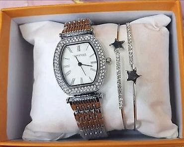 Elegantni setovi ručnih satova sa narukvicama - Komplet sadrži: ručni na lalafo.rs — 8 Elegantni setovi ručnih satova sa narukvicama - Komplet sadrži: ručni — 8