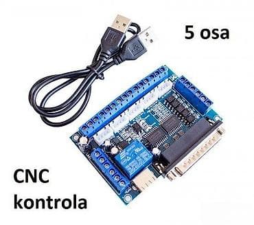 CNC kontroler – 5 osa (breakout board) Opis: - CNC breakout/control na lalafo.rs CNC kontroler – 5 osa (breakout board) Opis: - CNC breakout/control