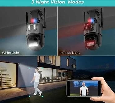 dve suknje po: Dual-lens Wi‑Fi sigurnosna kamera 4K UHD - Dva objektiva, dva ekrana na lalafo.rs — 4 dve suknje po: Dual-lens Wi‑Fi sigurnosna kamera 4K UHD - Dva objektiva, dva ekrana — 4