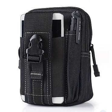 Muška torbica za struk / kaiš – crna, višenamenska Praktična i at lalafo.rs Muška torbica za struk / kaiš – crna, višenamenska Praktična i