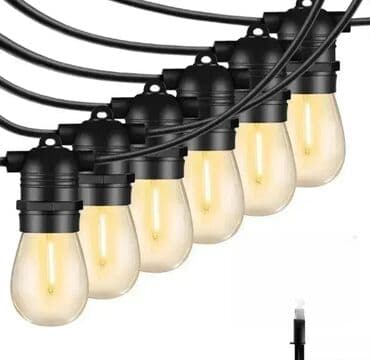 Solarne Baštenske Lampe 10m sa Odvojenim Panelom Osvetlite svoju baštu at lalafo.rs — 2 Solarne Baštenske Lampe 10m sa Odvojenim Panelom Osvetlite svoju baštu — 2