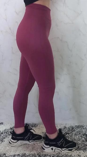 cista koza broj: Ženske sportske helanke – visoki struk, bešavne - Boja: ciklama/roze na lalafo.rs — 5 cista koza broj: Ženske sportske helanke – visoki struk, bešavne - Boja: ciklama/roze — 5