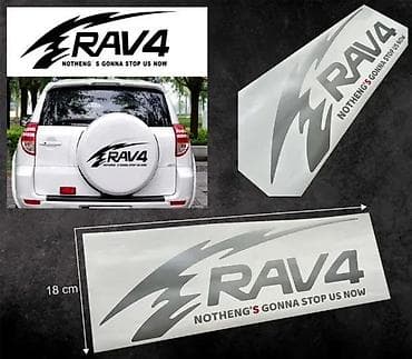 Transport: Toyota Rav4 Nalepnica za tocak gepeka - 1971 📌 Opis: Stikeri za kola at lalafo.rs — 2 Transport: Toyota Rav4 Nalepnica za tocak gepeka - 1971 📌 Opis: Stikeri za kola — 2