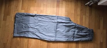 Sive široke pantalone s visokim strukom - Model: široke nogavice at lalafo.rs — 5 Sive široke pantalone s visokim strukom - Model: široke nogavice — 5