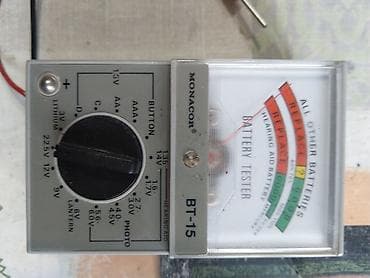 Monacor BT-15 analogni tester baterija - Univerzalni merač za proveru na lalafo.rs — 2 Monacor BT-15 analogni tester baterija - Univerzalni merač za proveru — 2