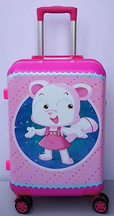 Kids' costumes: Dečji kofer na točkiće – roze, sa crtanim likom - Dimenzije: kabinski at lalafo.rs — 2 Kids' costumes: Dečji kofer na točkiće – roze, sa crtanim likom - Dimenzije: kabinski — 2