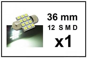 kom sa etiketom: LED auto sijalica – festoon 36 mm, 12x SMD 3528 - Tip at lalafo.rs — 2 kom sa etiketom: LED auto sijalica – festoon 36 mm, 12x SMD 3528 - Tip — 2
