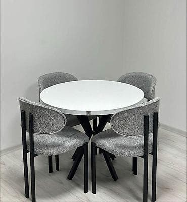 Akcija Moderan trpezarijski set – okrugli sto + 4 stolice - Dizajn na lalafo.rs — 2 Akcija Moderan trpezarijski set – okrugli sto + 4 stolice - Dizajn — 2