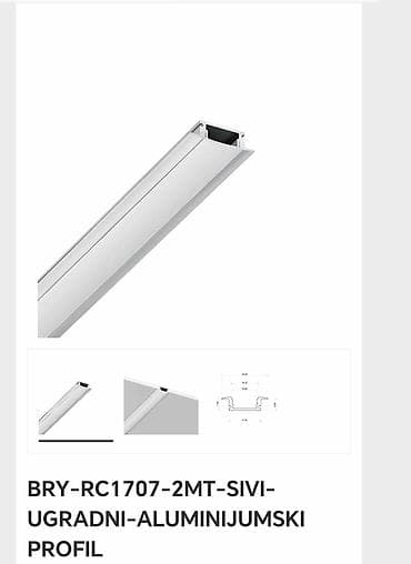 2m lajsne za led trake na lalafo.rs — 1 2m lajsne za led trake — 1