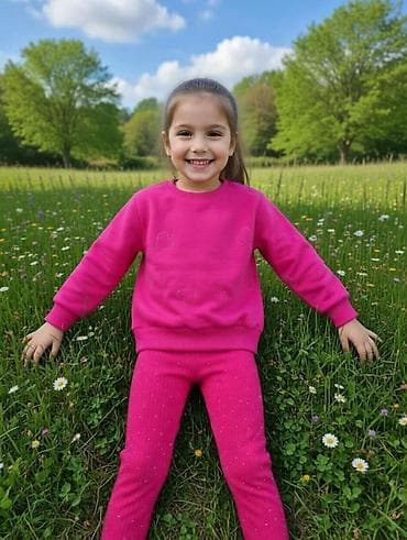 Dečiji komplet – dukserica i helanke, roza/fuksija boje. Veličina od 3 na lalafo.rs Dečiji komplet – dukserica i helanke, roza/fuksija boje. Veličina od 3