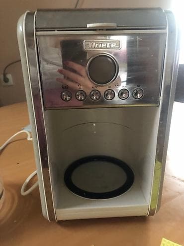 Aparat za kafu marke Ariete, retro dizajna. Krem boje sa hromiranim na lalafo.rs — 5 Aparat za kafu marke Ariete, retro dizajna. Krem boje sa hromiranim — 5