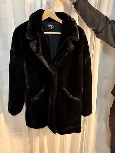 zenske broj: Crni ženski kaput od veštačkog krzna at lalafo.rs — 1 zenske broj: Crni ženski kaput od veštačkog krzna — 1