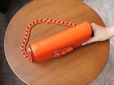 eko koza sa: Torba preko ramena – jarko narandžasta - Materijal: glatka na lalafo.rs — 4 eko koza sa: Torba preko ramena – jarko narandžasta - Materijal: glatka — 4